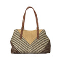 Brown Polyester Women's Bag