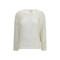 White Linen Sweatshirt