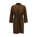 Brown Viscose Coat