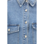 Blue Cotton Denim Jacket