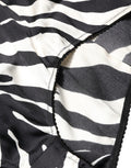 Black White Zebra High Waist Girdle Panty Underwear