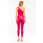 Pink Polyamide Jumpsuit