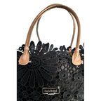 Black PU Women Handbag