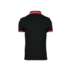 Black Cotton Polo Shirt