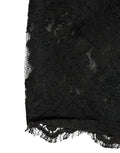 Black Lace Bandeau Bra Tube Top Underwear