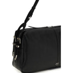 Black Calf Leather Bos Taurus Shoulder Bag