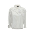 White Cotton Pattern Shirt