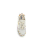 White Calf Leather Bos Taurus Low Top Sneakers