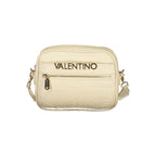 Beige Polyurethane Women's Bag