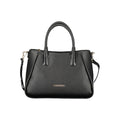 Nero Poliuretano Women's Bag with Adjustable Shoulder Strap