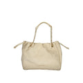 Beige Polyurethane Women's Bag