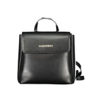 Black Polyurethane Women's Backpack