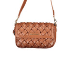 Brown Polyurethane Women's Bag