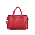 Red Polyurethane Women's Bag