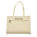 Beige Polyurethane Womens Bag With Multiple Pockets