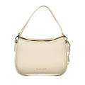 Beige Polyurethane Women's Bag