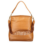 Brown Polyurethane Women's Bag
