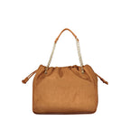 Brown Polyurethane Women's Bag