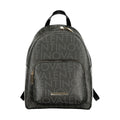Black Polyurethane Womens Backpack