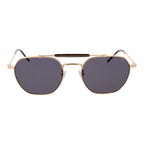 Goldene Metallsonnenbrille