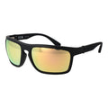 Schwarze Plastik-Sonnenbrille