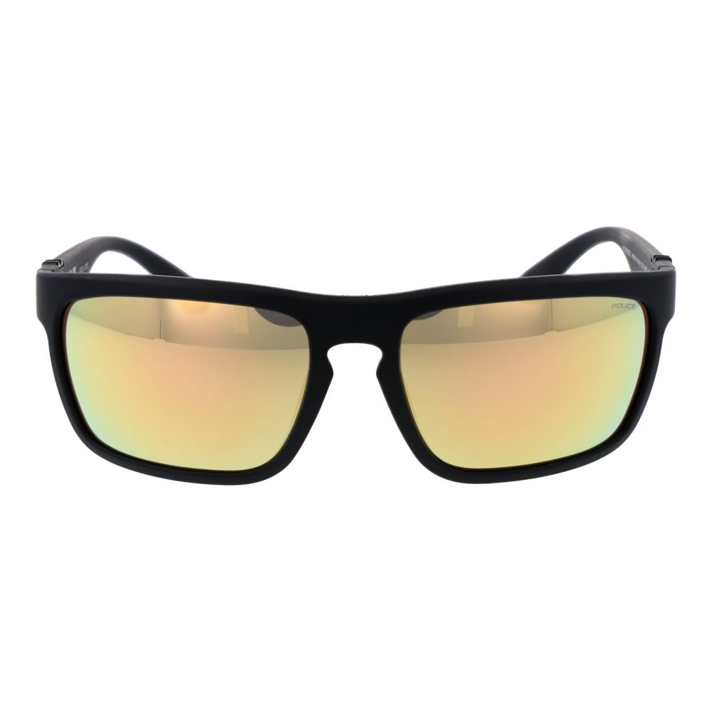Schwarze Plastik-Sonnenbrille