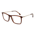 Braune Metallbrille