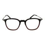 Braune Metallbrille