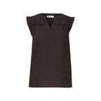 Brown Cotton Blouse