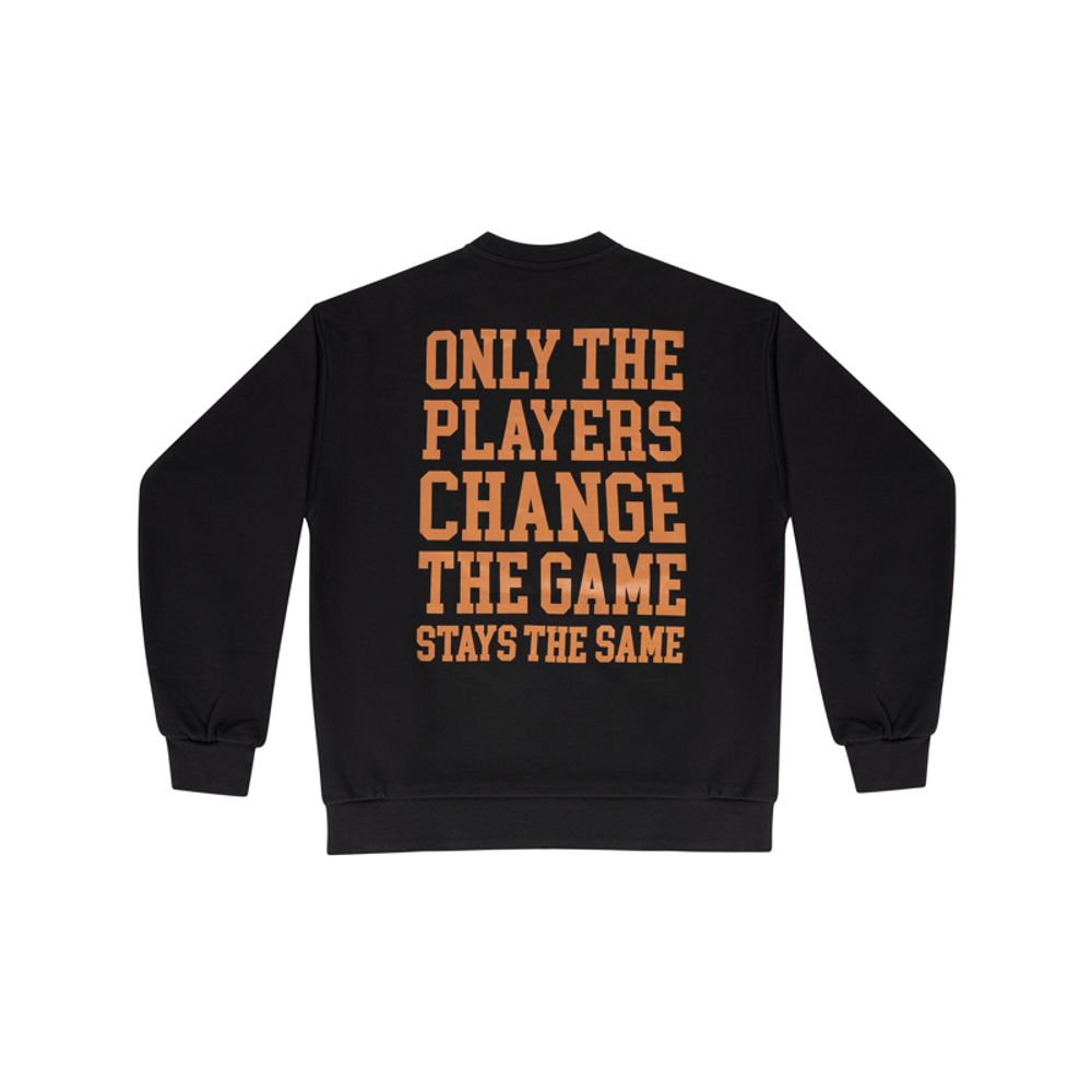 Black Cotton Sweatshirt