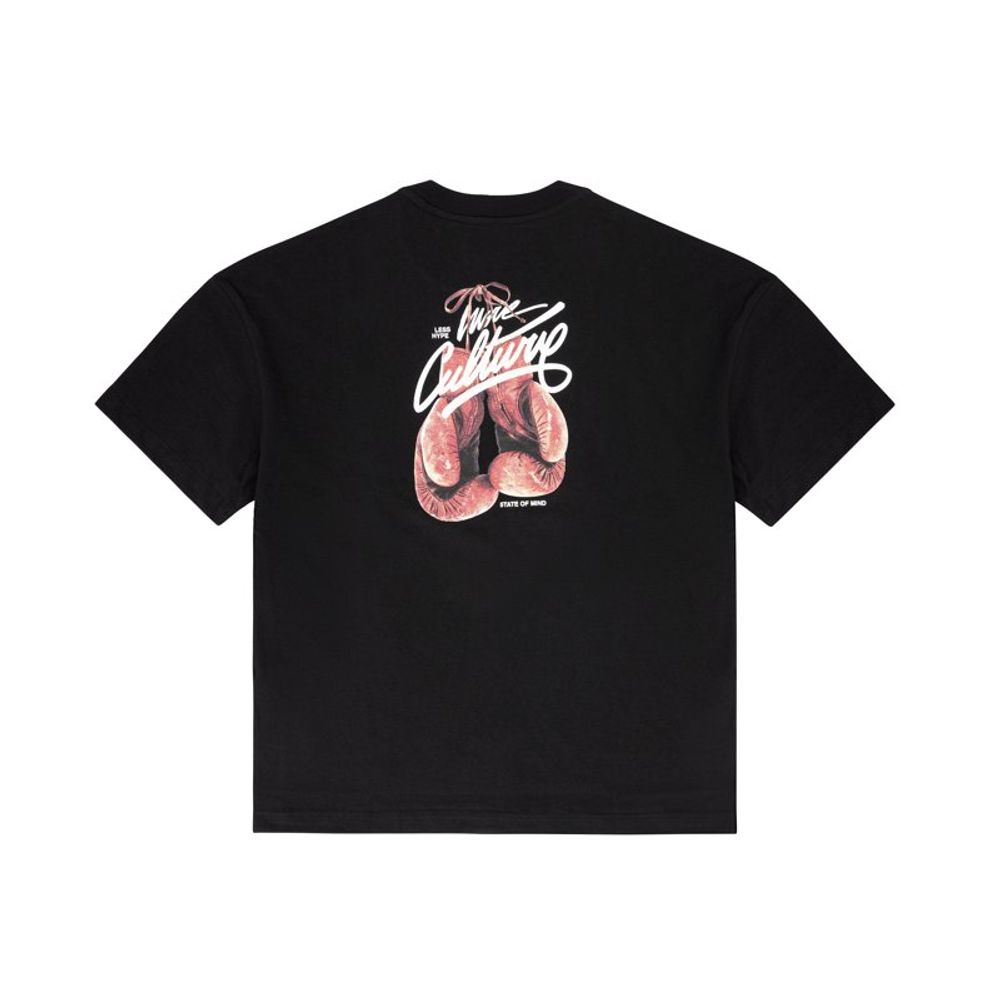 Black Cotton T-Shirt