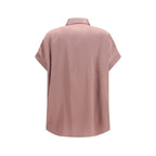 Multicolor Silk Shortsleeve Shirt