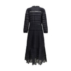Black Cotton Casual Dress