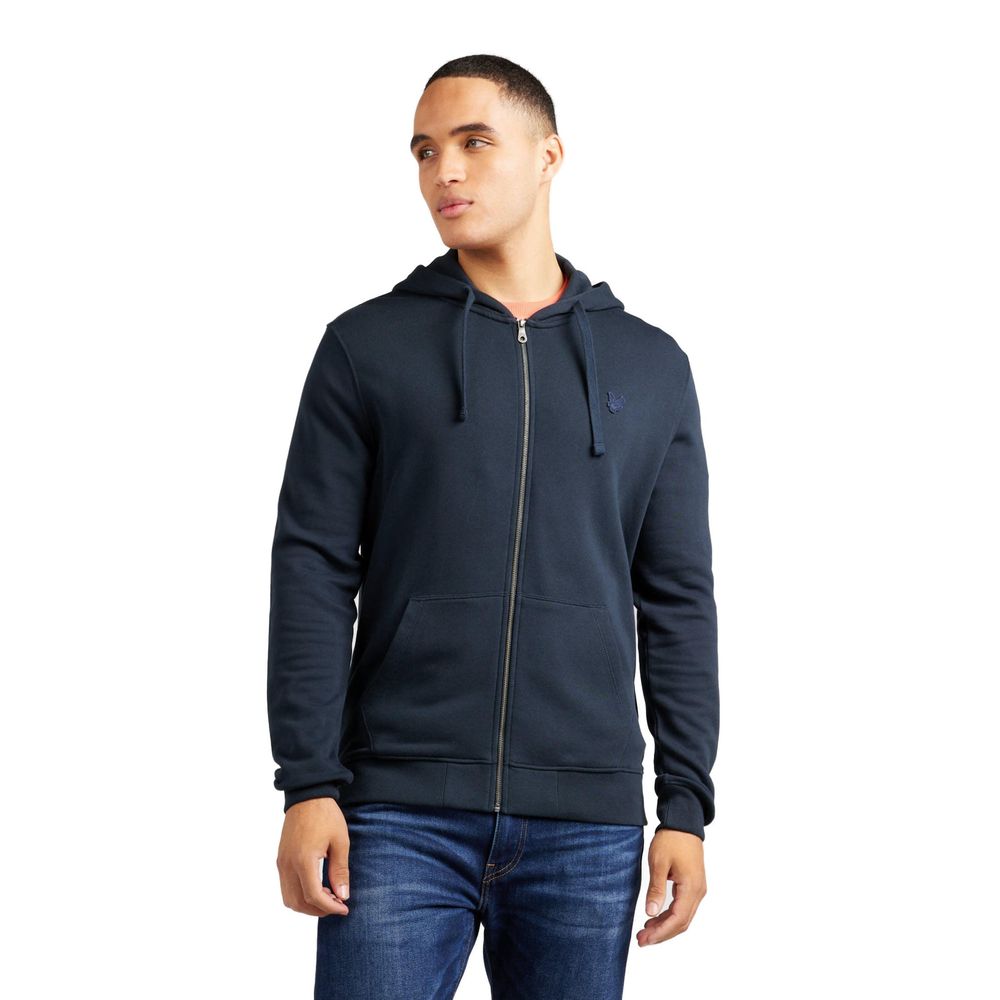 Blue Cotton Hoodie