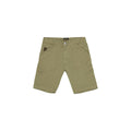 Green Cotton Bermuda Shorts