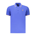 Blue Cotton Men's Polo