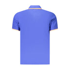Blue Cotton Men's Polo
