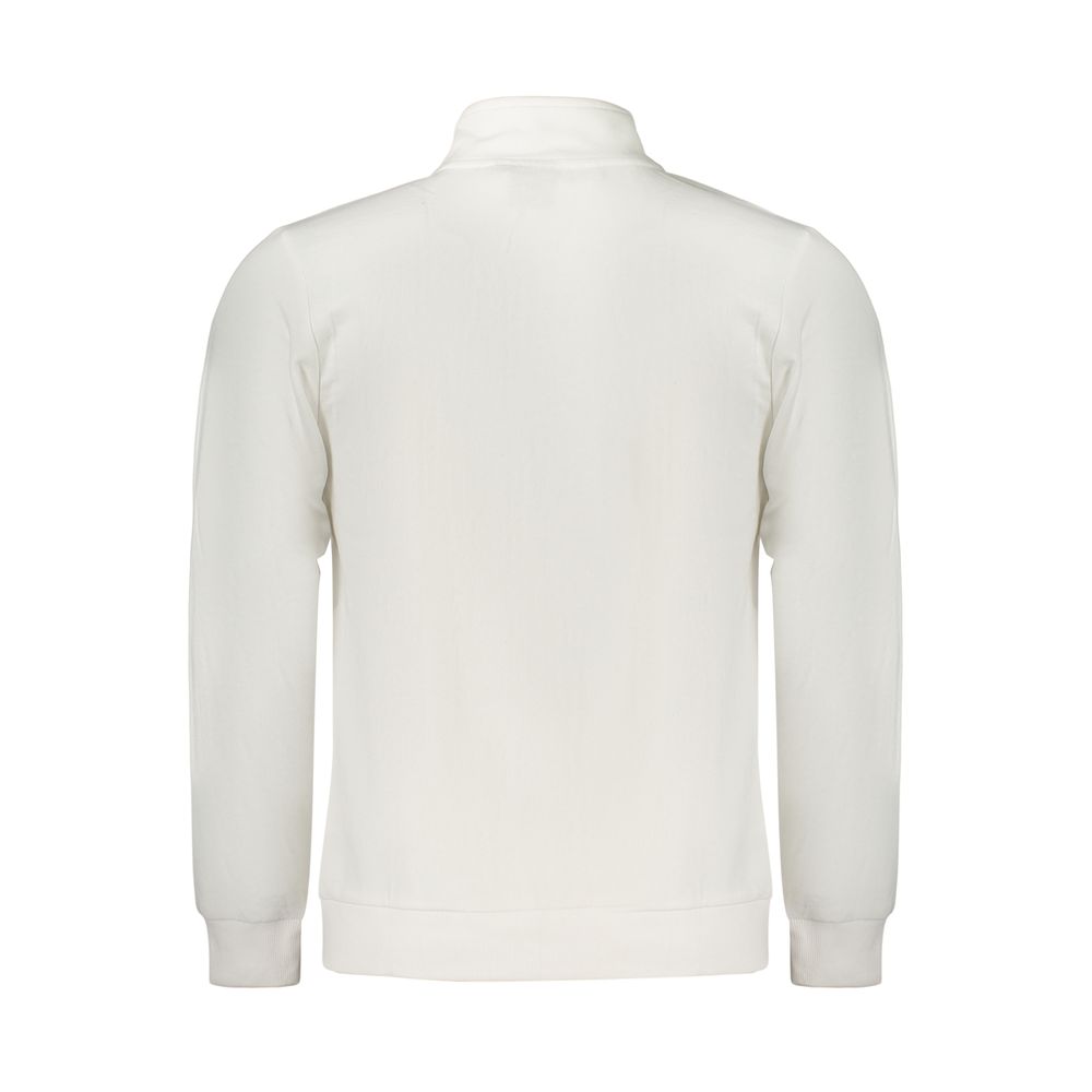 White Cotton Mens Sweatshirt