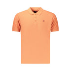 Orange Cotton Men's Polo Shirt