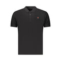 Black Cotton Men's Polo Shirt