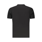 Black Cotton Men's Polo Shirt