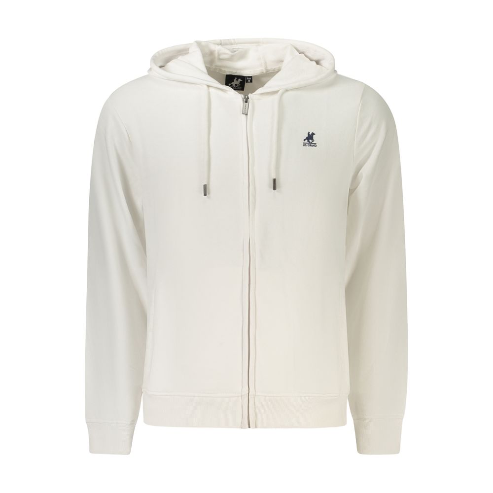 White Cotton Men's Sweatshirt