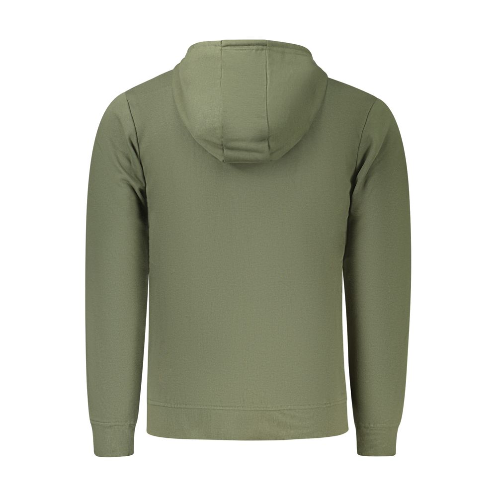 Green Cotton Men's Hoodie
