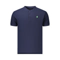 Blue Cotton Men's Polo