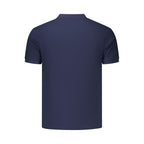 Blue Cotton Men's Polo