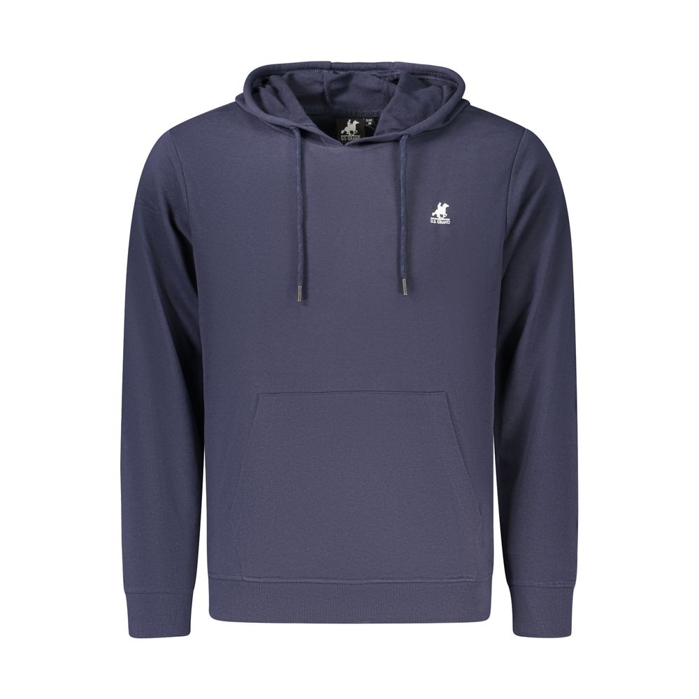 Blue Cotton Men's Sweatshirt