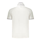White Cotton Men's Polo Shirt