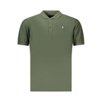 Green Cotton Men's Polo Shirt