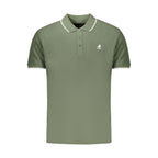 Green Cotton Men's Polo