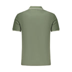Green Cotton Men's Polo